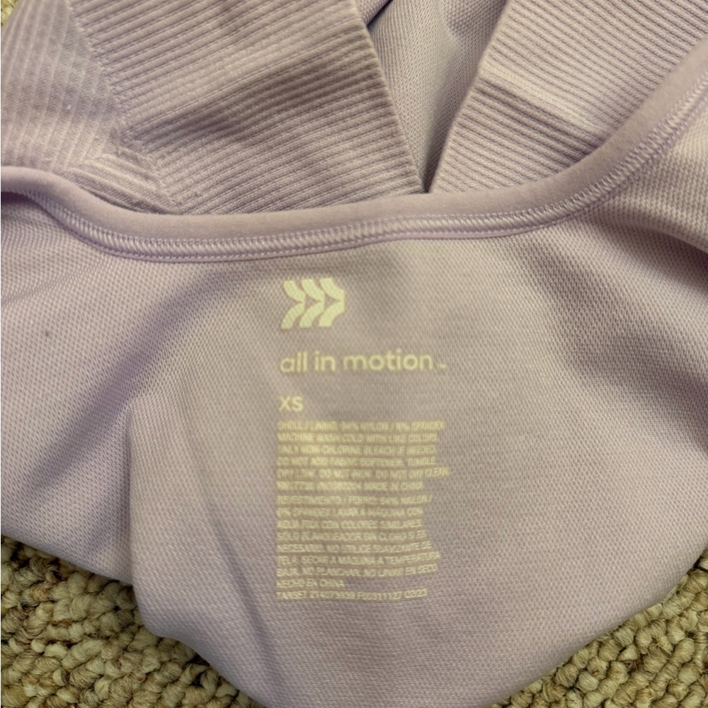 All in Motion Ribbed Lavender Tank - Picture 3 of 3